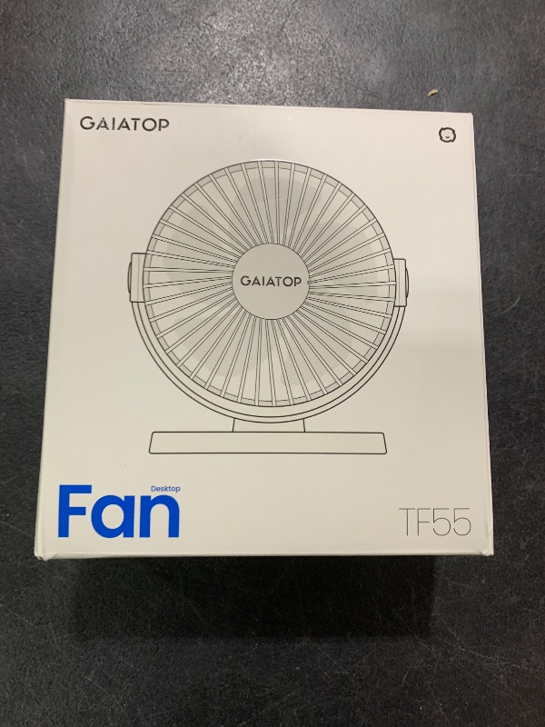 Photo 1 of Gaiatop USB Desk Fan, 5.5 Inch Small Quiet Powerful 3 Speeds 90° Rotate, Personal Mini Portable Desktop Table Fans, Cooling for Home Office Car Travel Indoor Outdoor Pink