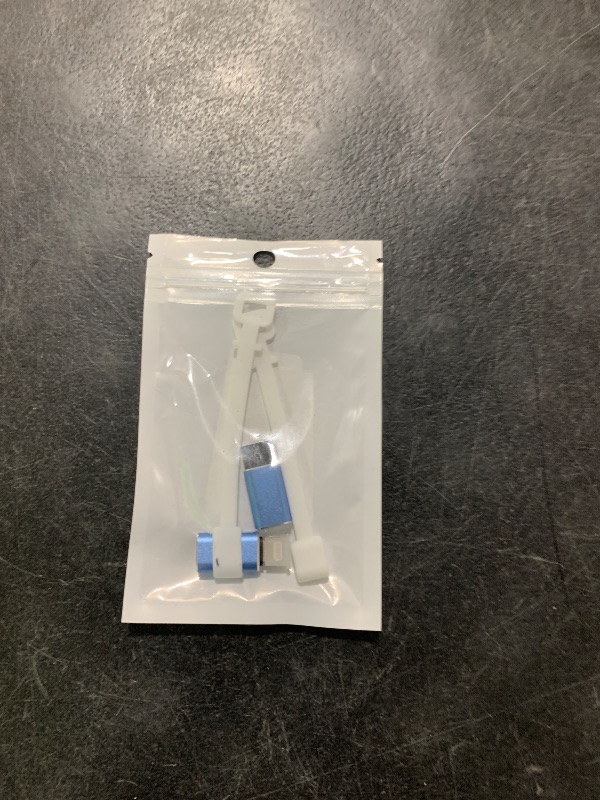 Photo 1 of TechMatte Female USB C to Male Lightning Adapter 2 Pack 2.2A Charging Data Transfer, Compatible with iPhone 14, 13, 12, 11 Xs SE iPad iPod AirPods, Not for Audio Headphones/OTG Android Anti-Lost, Blue