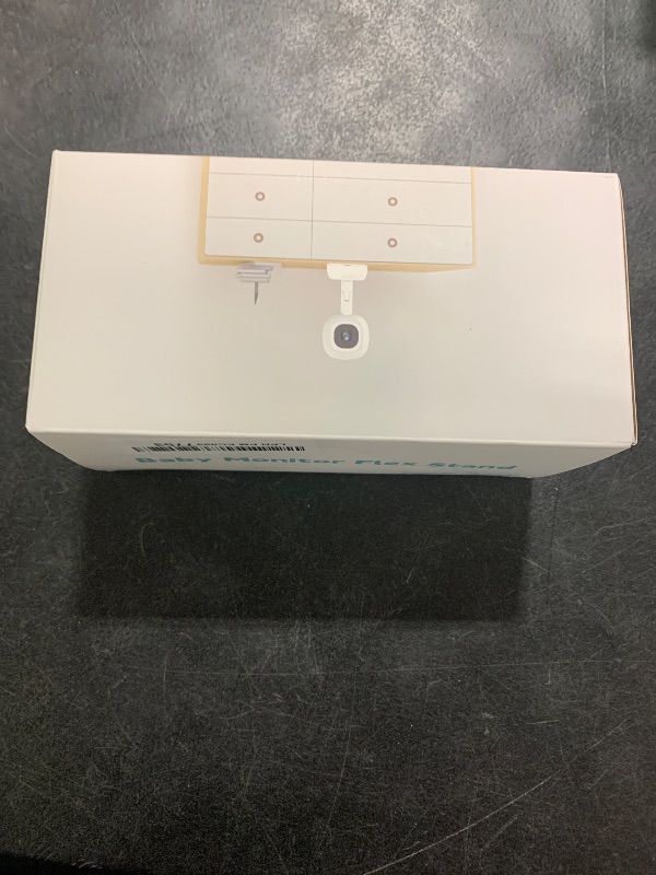 Photo 1 of Derebir Flex Multi-Stand for Nanit Pro Baby Monitor-Prevents Falling Off, Portable Travel Stand with USB C Charging Cable Power Adapter, Dual-Purpose Wall and Tabletop-White (Camera Not Included)