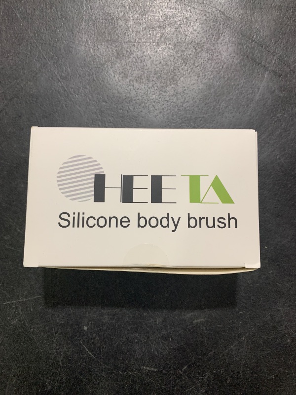 Photo 1 of HEETA Silicone Body Scrubber, Silicone Loofah Gentle Exfoliating, 2 Side Design Silicone Boby Brush Lathers Well Easy to Clean & Durable for Removing Dead Skin and Dry Brush to Massage Skin, Blue