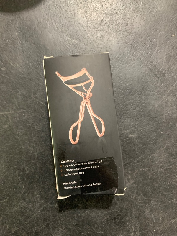 Photo 1 of Brilliant Beauty Eyelash Curler with Satin Bag & Refill Pads - Award Winning - No Pinching, Just Dramatically Curled Eyelashes for a Lash Lift in Seconds (Rose Gold)