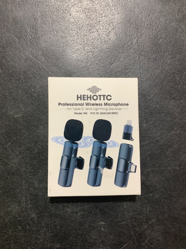 Photo 1 of USB C Mini Wireless Lavalier Microphone for iPhone 15 16, iOS and Android Devices - Noise Reduction Lapel Mic for Recording, Clip on Omni Lav Mic for Video Recording, Tiktok, Youtube, Vlog (White)