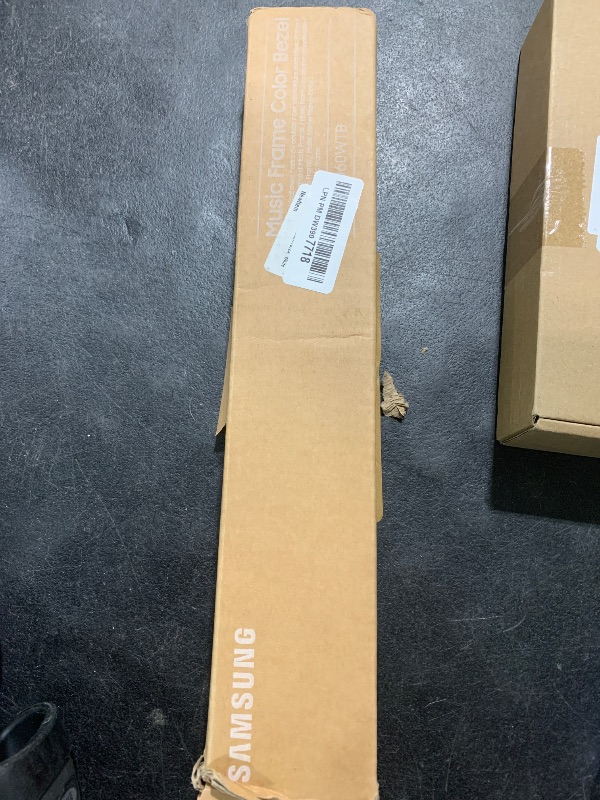 Photo 1 of SAMSUNG Music Frame Color Bezel for LS60D Music Frame Smart Speaker, Magnetic Snap Attachment, VG-SCFD60WTB/ZA, White