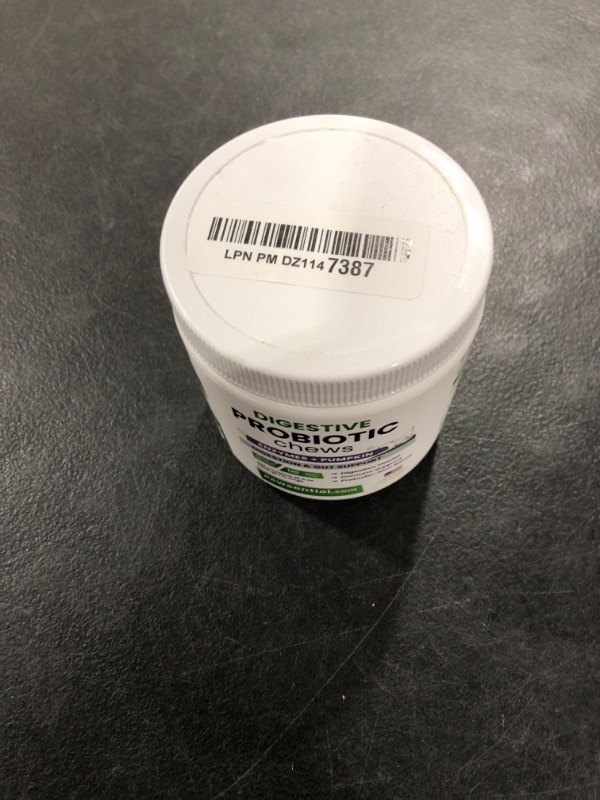 Photo 1 of Advanced Dog Probiotics for Digestive Health & Enzymes - Diarrhea, Gas, Upset Stomach Relief & Season Allergy - Chews for Digestion - Prebiotics Fiber Supplement - Pet Probiotics for Dogs - 120 Chews