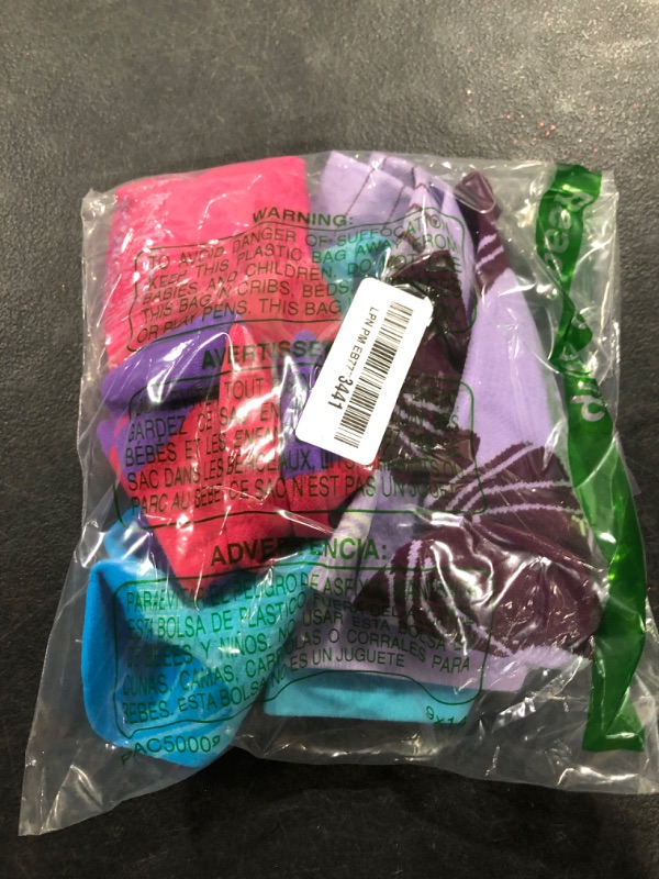 Photo 1 of CelerSport 3 Pairs Compression Socks for Men and Women 20-30 mmHg Running Support Socks, Purple+Rose Red+Blue, Small/Medium