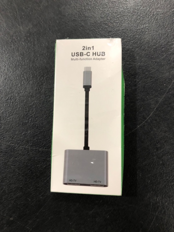 Photo 1 of G GOPALA USB C to Dual HDMI Adapter 4K@60Hz, Multiport Adapter with 2 HDMI, USB3.0, PD 100W, USB C Splitter Compatible with MacBook Pro/Air, iPad Pro, Dell, HP, S24/S23/S22