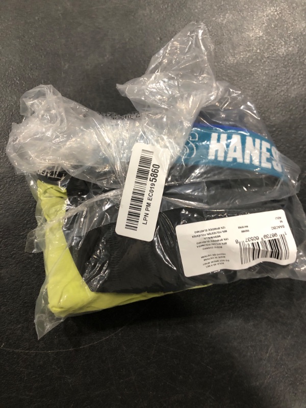 Photo 1 of Hanes Big Moves Underwear, Anti-Chafe Boxer Briefs for Boys, 6-Pack, Black/Blue/Lime-Regular Leg