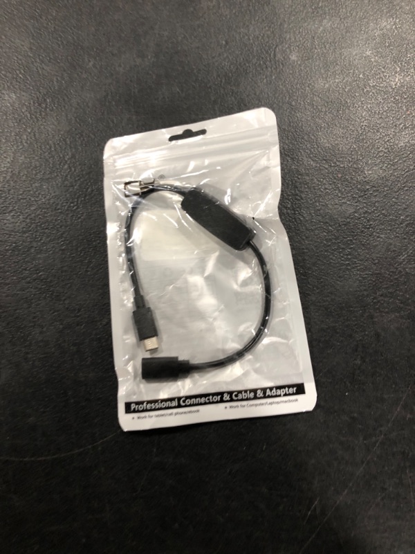 Photo 1 of NFHK USB-C Cable with On Off Power Switch Button USB Type C Male to Female for Laptop Keyboard Raspberry Pi 4B