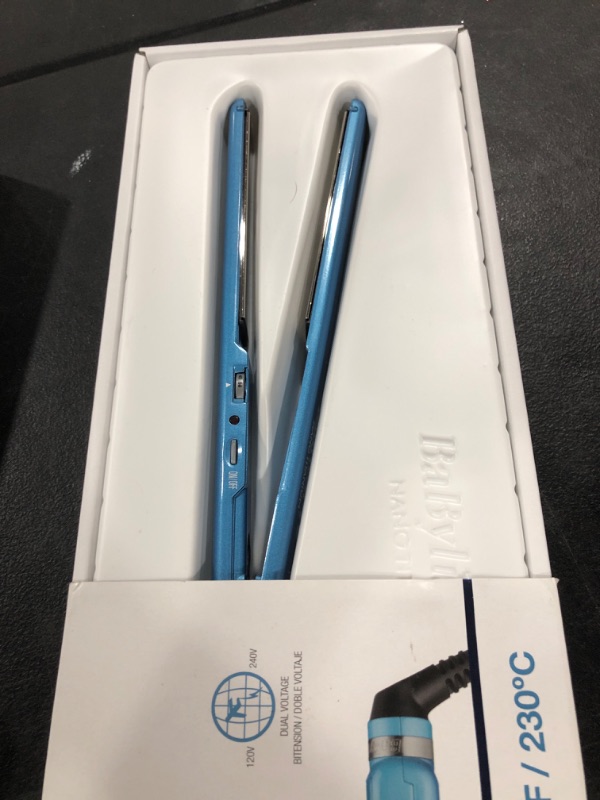 Photo 1 of BaBylissPRO Flat Iron Hair Straightener, 1 Inch Nano Titanium, Hair Styling Tools & Appliances, BNT4072TUC