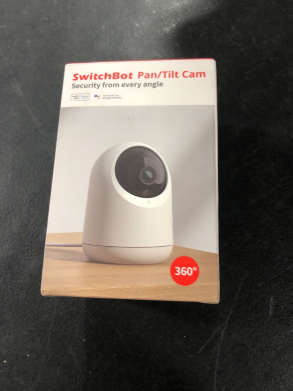 Photo 1 of SwitchBot Baby Monitor Indoor Camera, 360-degree 1080P Pan Tilt Smart WiFi(2.4G) Pet Camera for Home Security with Motion Detection, Night Vision, Two-Way Audio, Works with Alexa & Google Assistant
