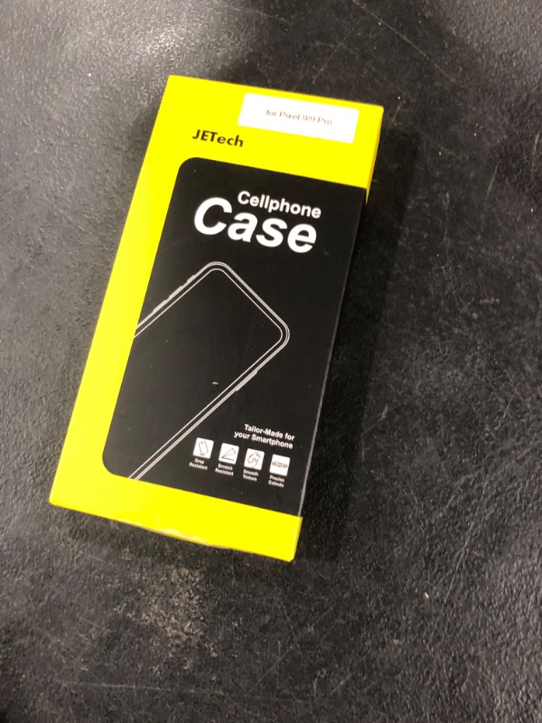 Photo 1 of JETech Case for Google Pixel 9/9 Pro 2024, Non-Yellowing Shockproof Bumper Protective Phone Cover, Anti-Scratch Hard PC Back (Clear)
