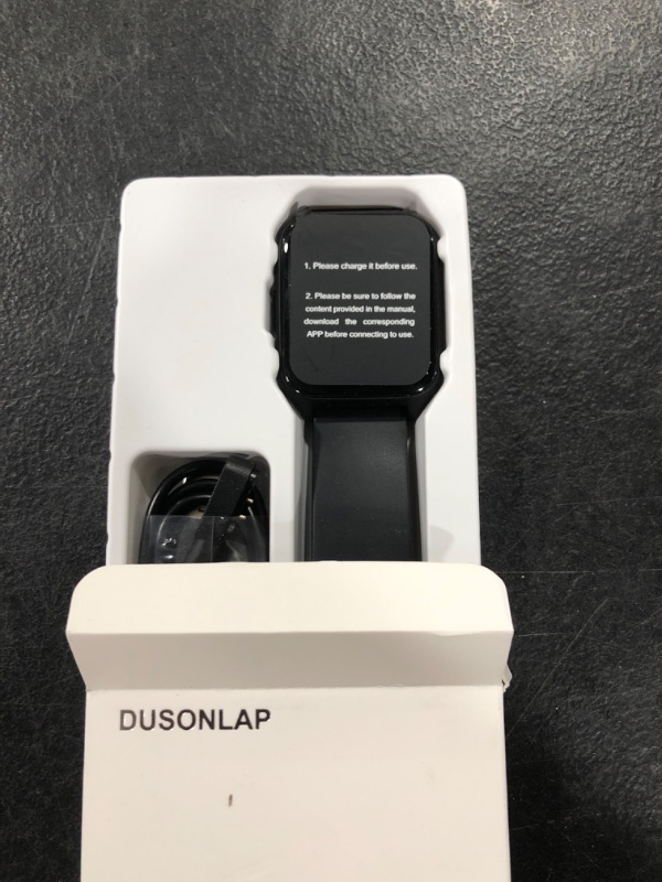 Photo 1 of Smart Watch (Answer/Make Call), 1.85" Smartwatch for Men Women, 2025 Fitness Watch, 110+ Sport Modes/Heart Rate/Sleep Monitor/Pedometer, IP68 Waterproof Fitness Activity Tracker for Android iOS, Black