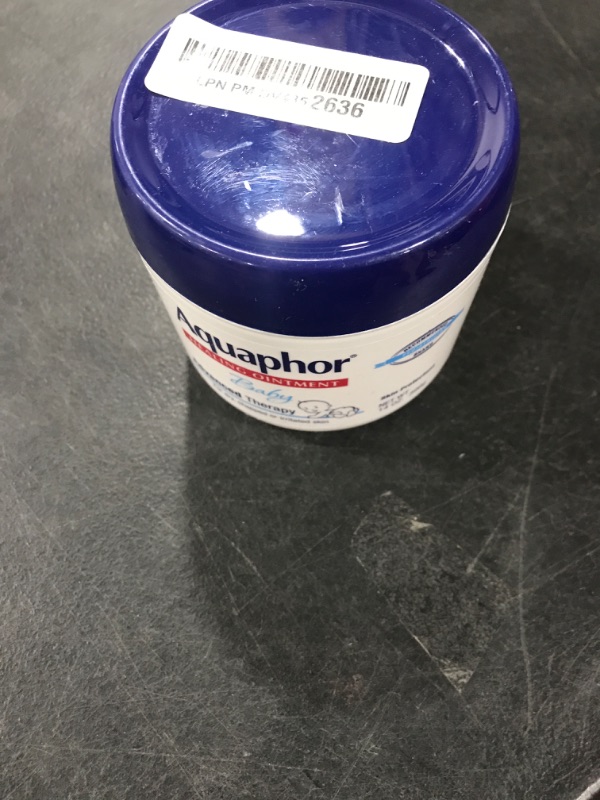 Photo 1 of Aquaphor Baby Healing Ointment Advanced Therapy Skin Protectant for Chapped or Dry Skin, Drool Rash and Diaper Rash Ointment, 14 Oz Jar