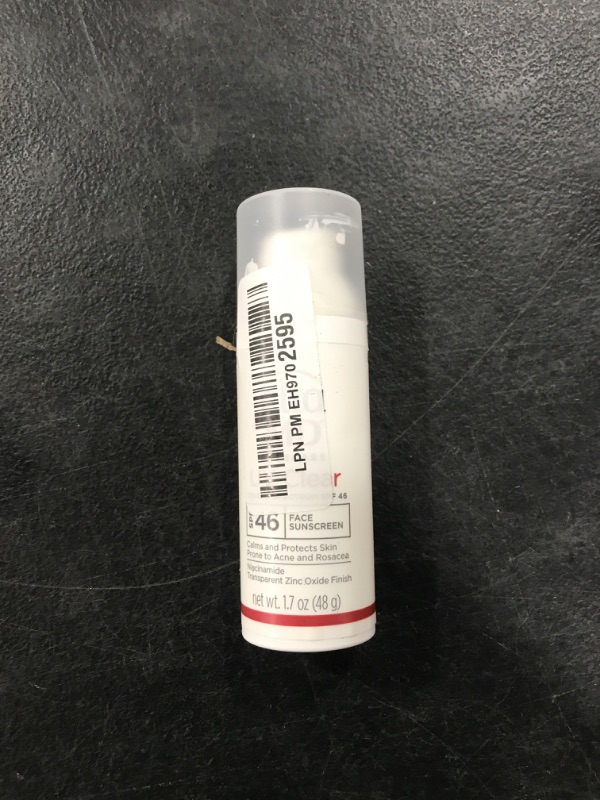 Photo 1 of EltaMD UV Clear Face Sunscreen SPF 46, Oil Free for Face with Zinc Oxide, Dermatologist Recommended Sunscreen Lotion, For Acne-Prone Sensitive Skin, 1.7 oz Pump