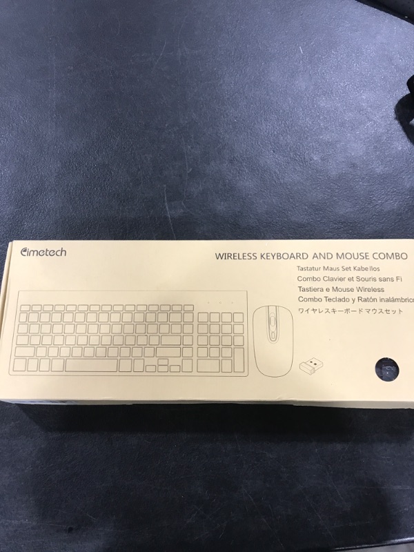Photo 1 of cimetech EasyTyping KF10 Wireless Keyboard and Mouse Combo, [Silent Scissor Switch Keys][Labor-Saving Keys] Ultra Slim Wireless Computer Keyboard and Mouse, Easy Setup for PC/Laptop/Windows - Wine Red