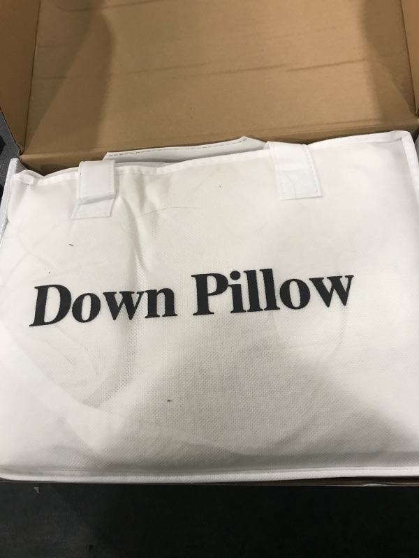 Photo 1 of Shilucheng Goose Down Pillows Queen Size, 900+ Fill Power 100% Cotton Shell 600 Thread Count Down Pillow,at Least 80% Down Filled Comfortable Hotel Pillows Relieve Neck Pressure