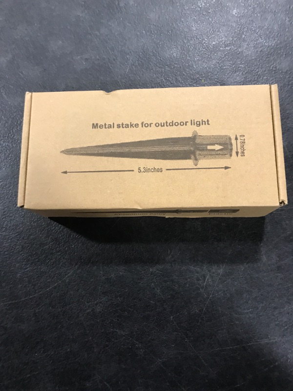 Photo 1 of Metal Replacement Stake for Solar Lights, 0.78" Diameter x 5.3" Height, Fits Only 0.8" Diameter Solar Light Poles – Won't Work if Pole is Too Large or Small (Metal 8 Pack)