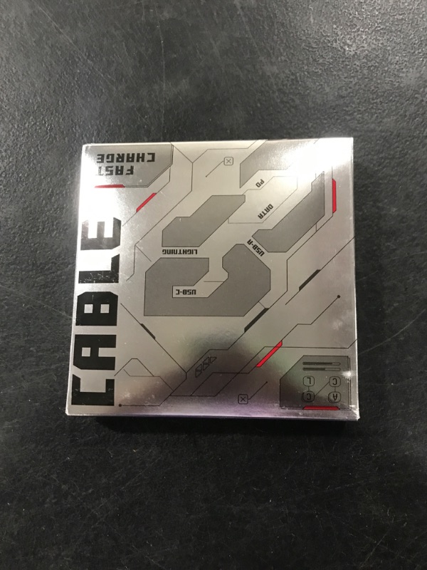 Photo 1 of [2025 Upgrade] 4-in-1 Multi USB C Cable 60W 5FT Lightning Cable MFI Certified [Fast Charging & Data Transfer] Flat Type C/A to C/L Cord for iPhone/iPad/Samsung, Multiple Charger Wire for All Devices