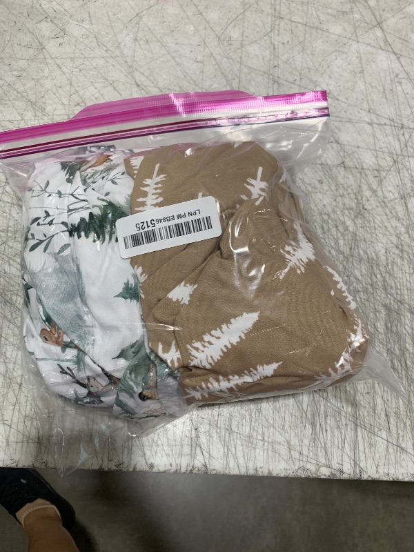 Photo 1 of PHF 3 Pack Soft Mini Crib Sheets, Woodland Silky Pack N Play Sheets for Baby Boys Girls Neutral, Universal Fit for Pack N Play, Playard, Portable and Mini Crib Mattresses, Woodland