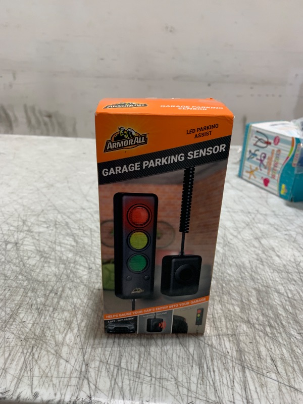 Photo 1 of Armor All Advanced Garage Parking Aid with LED Light, Garage Parking Sensor with Color Changing Distance Indicator, Parking Sensor and Garage Stop Light Parking Aid for Safe Parking