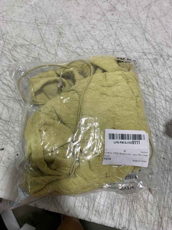 Photo 1 of GORGLITTER Women's Cut Out Ruched Bodycon Mini Dress V Neck Tank Dresses Summer Vacation Outfits 2025 Olive Green Small