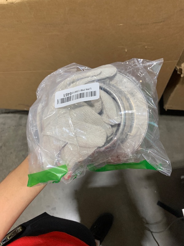 Photo 1 of Hon&Guan 4'' Dryer Vent Cover, 304 Stainless Steel EXhaust Vent Ventilation Grill Hood for HVAC System-with A Pair of Gloves.