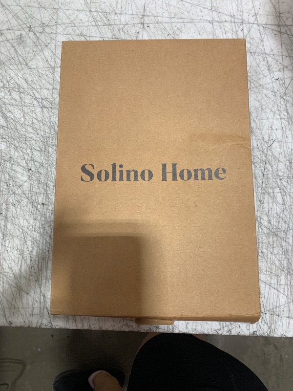 Photo 1 of Solino Home Linen Napkins Set of 4-100% Pure Linen Sage and White Buffalo Check Plaid Dinner Napkins Cloth 20 x 20 Inch for Father's Day, Summer