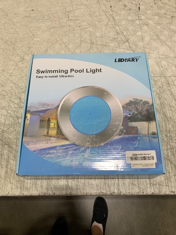 Photo 1 of LEDIARY Pool LED Lights for Inground Pool, 120V 54W Underwater Swimming Pool Lights with 50FT Cord, RGB Multicolor, IP68 Waterproof Pool Underwater Light for 10" Wet Niches (Transformer Included)