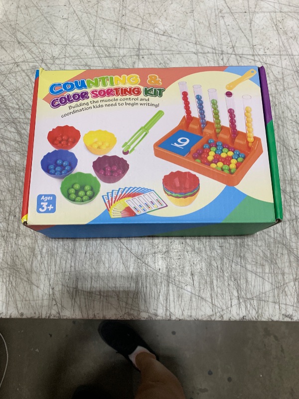 Photo 1 of Aizweb Counting and Color Sorting Toys for Toddlers, Montessori Toys Preschool Kindergarten Learning Activities,STEM Math Manipulatives Matching Games Educational Learning Fine Motor Skills