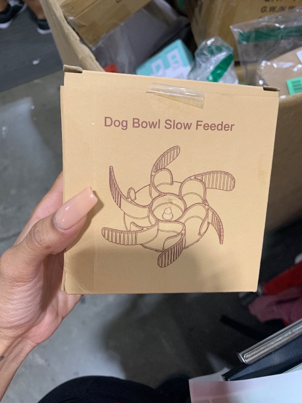 Photo 1 of Keegud Slow Feeder Dog Bowls Insert [36 Octopus Suction Cups] Super Firm Eating Bowl [Cuttable] for Large Breed and Medium Size Compatible with Regular Elevated (Turbine)