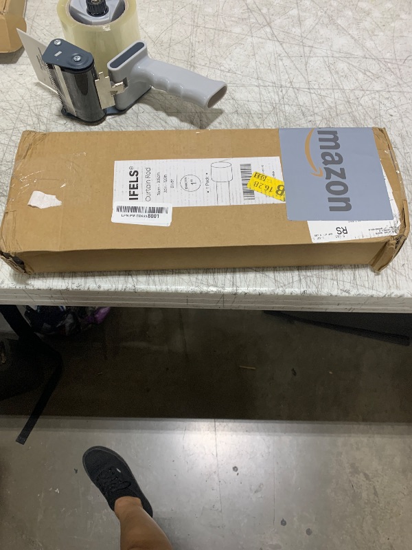 Photo 1 of IFELS Heavy Duty Curtain Rods for Windows 66 to 120 Inch, 1 Inch Silver Curtain Rods for Outdoor, Farmhouse, Bedroom, Kitchen, Living Room, Adjustable Easy Install Drapery Rod (A2,Silver,30"-120")