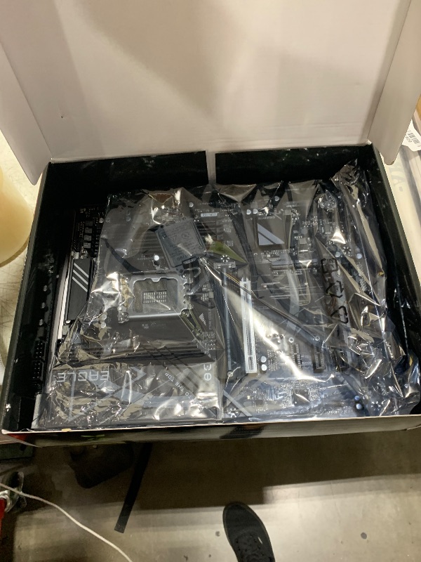 Photo 1 of GIGABYTE Z790 Eagle AX LGA 1700 Intel Z790 ATX Motherboard with DDR5, M.2, PCIe 5.0, USB 3.2 Gen2X2 Type-C, Intel Wi-Fi 6E, 2.5GbE LAN, Q-Flash Plus, EZ-Latch