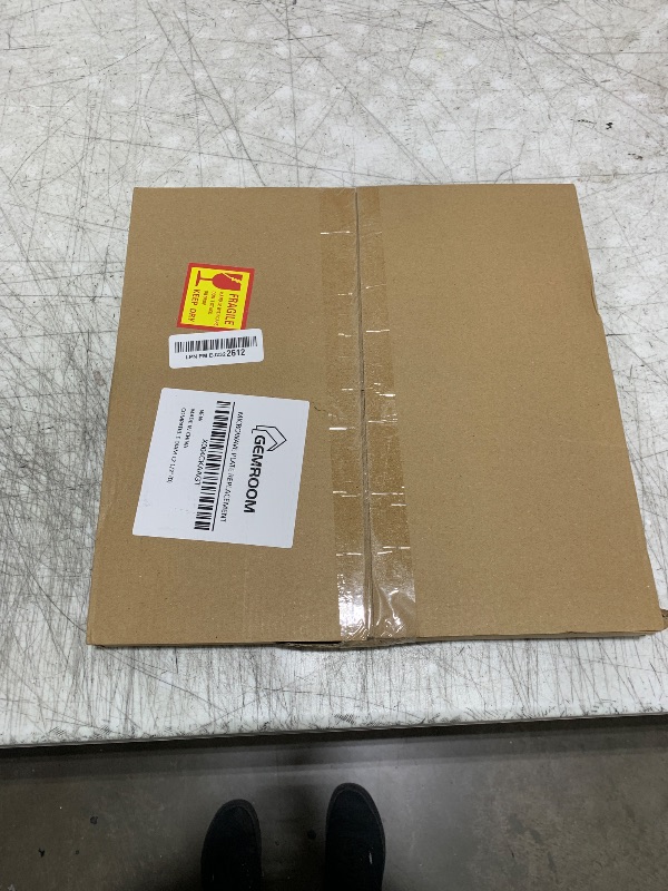 Photo 1 of Gemroom 12.5" Microwave Glass Plate Compatible with GE WB39X10003 Samsung DE74-20015G and Maytag 12 1/2" Microwave Glass Turntable - Replace Hotpoint Microwave Turntable Plate