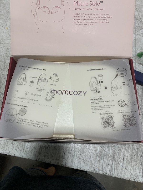 Photo 1 of Momcozy Breast Pump Hands Free Mobile Style, Leak-Proof, Quiet & Comfortable for On-The-Go Pumping
