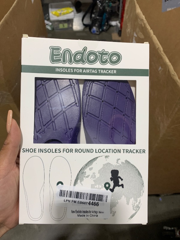 Photo 1 of Endoto Insoles for Airtag Tracking Devise Hidden Holder for Kids Child and Adults, Comfortable Securely Mounted Shoe Inserts for Footwear(175-190mm)