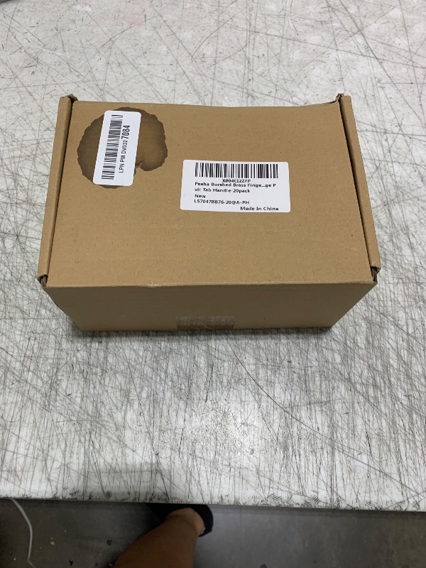 Photo 1 of Peaha 20 Pack Gold Cabinet Pulls 3 inch Edge Pulls for Cabinets Desk Pull Gold Handle for Kitchen Cabinets 76mm Hole Centers