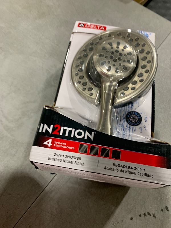 Photo 1 of DELTA FAUCET 75486CSN In2ition Showerhead with Handshower, SpotShield Brushed Nickel