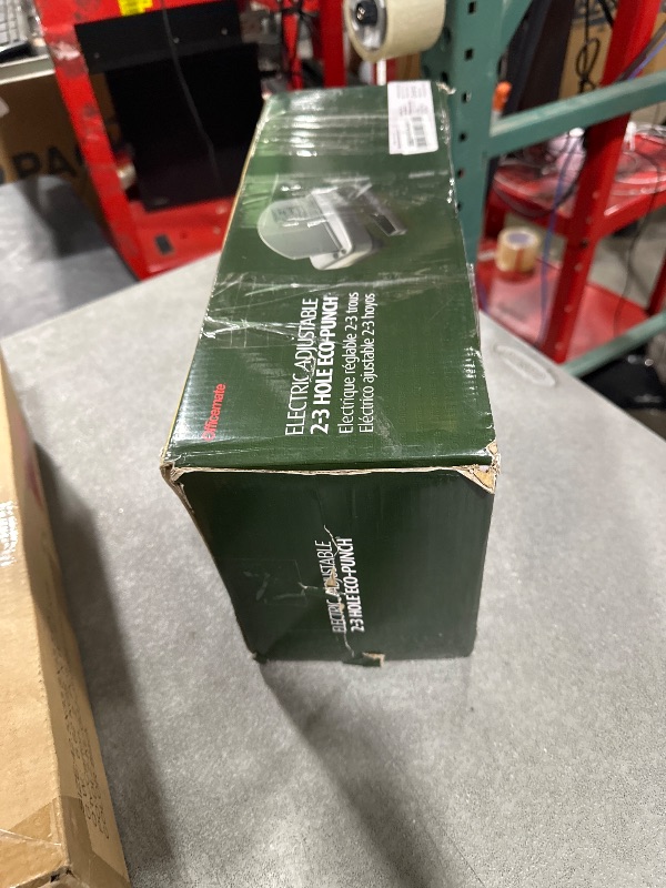 Photo 1 of Officemate Eco-Punch Electric Punch 2-3 Hole Adjustable, 30-Sheet Capacity, Recycled (90115)