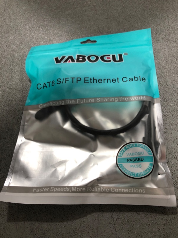 Photo 1 of Cat 8 Ethernet Cable, 1.5Ft 3Ft 6Ft 10Ft 15Ft 20Ft 30Ft 40Ft 50Ft 60Ft 100Ft Heavy Duty High Speed Internet Network Cable, Professional LAN Cable Shielded in Wall, Indoor&Outdoor