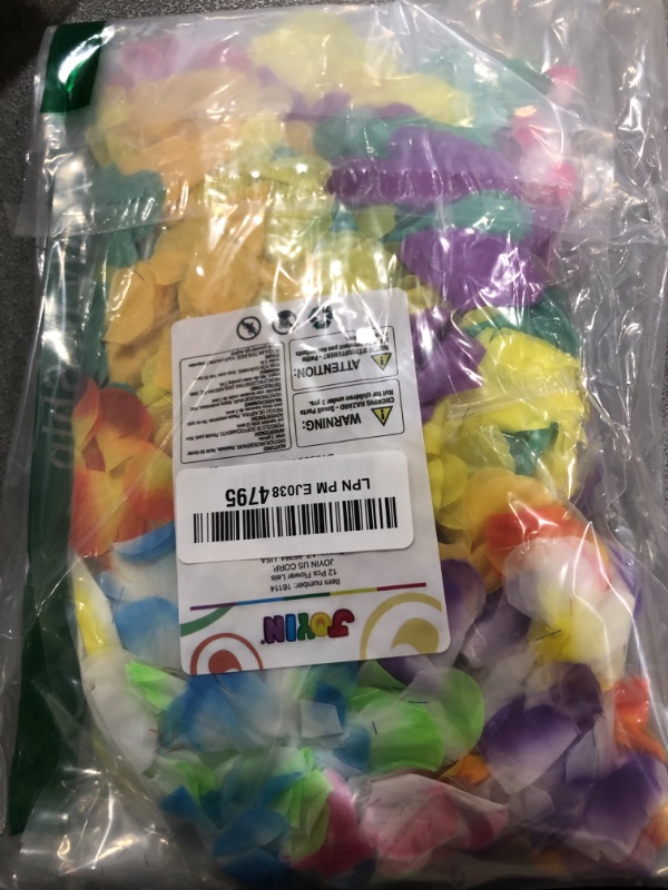 Photo 1 of Joyin Toy 12 Counts Hawaiian Leis Bulk, Tropical Flower Lei Hawaiian Lei Beach Hawaii Luau Party Favors Decoration Birthday Party Supplies