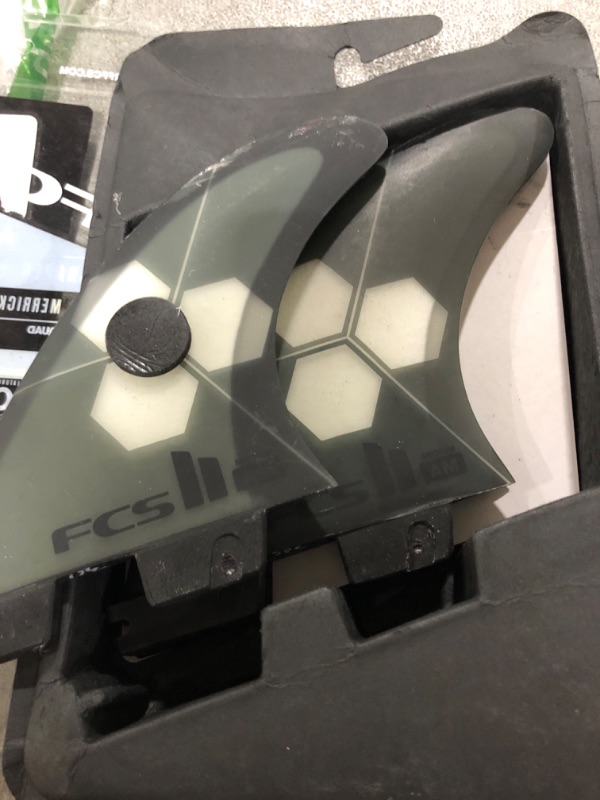 Photo 1 of FCS II Al Merrick PC AirCore Tri-Quad Fin Set Grey Medium