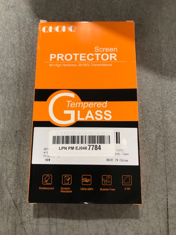 Photo 1 of QHOHQ for iPhone 16 Screen Protector with Camera Lens Protector, [Military Grade Shatterproof], Top 9H+ Tempered Glass, Full Edge Coverage, Ultra Durable, with Easy Installation Tool [3+3 Pack]