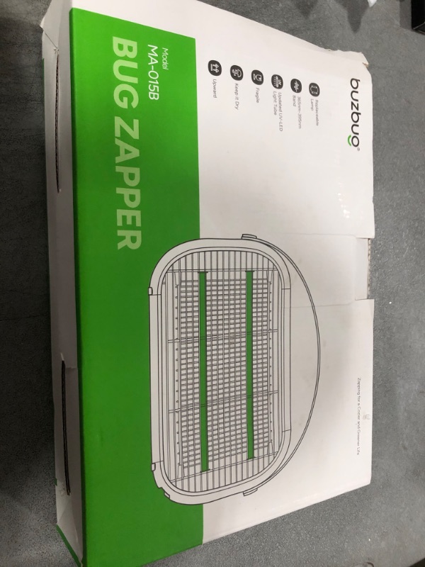 Photo 1 of Buzbug LED Bug Zapper Indoor, 10 Years Lifespan Lamp Sustainable Less Power, Durable High-Voltage Electric Mosquito Zapper, Fly Trap Mosquito Trap, Fly Killer Fly Zapper -MA015B