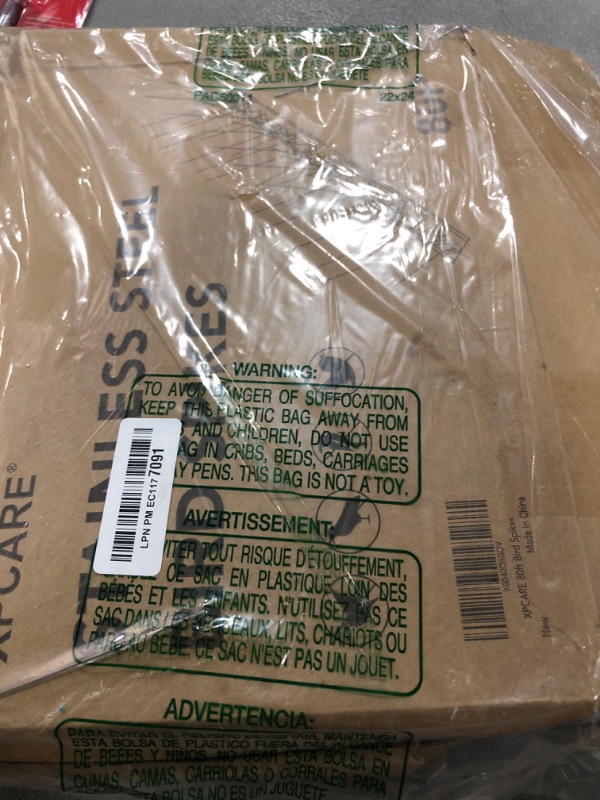 Photo 1 of XPCARE 84 Feet Bird Spikes, Stainless Steel Bird Spikes Fence Spikes for Crow Robin Pigeon Squirrel Raccoon Defender Spikes (80 Packs)