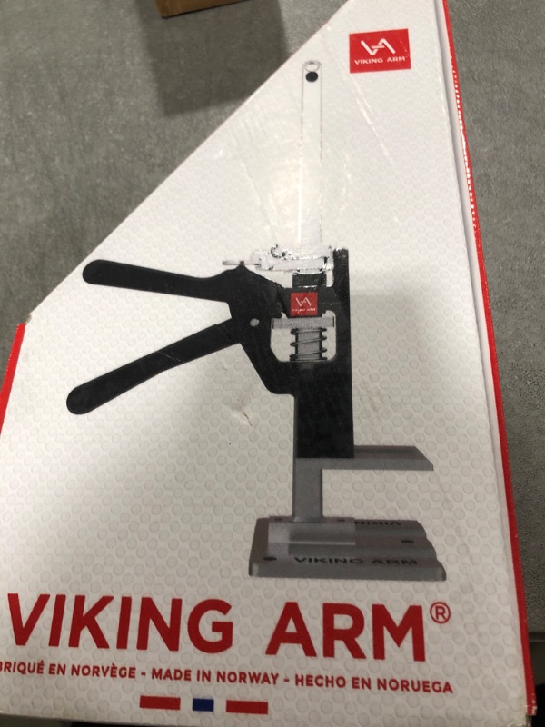 Photo 1 of Viking Arm The Original Handheld Jack/Clamp - Labor-Saving Tool for Lifting Up to 330 lbs (150 kg) with One Hand, Perfect for Restuffing and Lifting Heavy Objects - Solo Pack