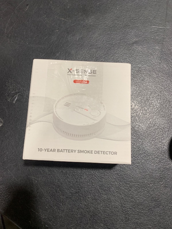 Photo 1 of X-Sense  Detector, 10-Year Battery Smoke Fire Alarm with Photoelectric Sensor, LED Indicator & Silence Button, 1-Pack