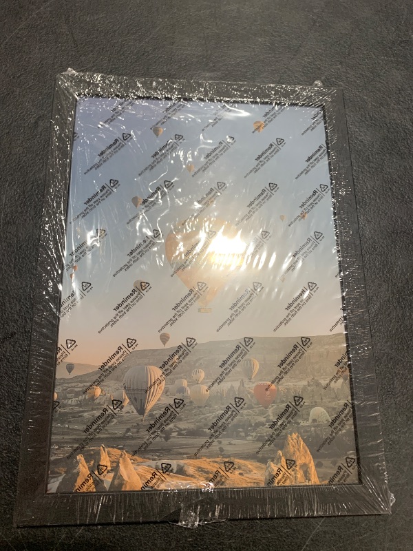 Photo 1 of 8.3x11.7 A4 Picture Frame Black for Wall Hanging or Tabletop, Wall Mounting Horizontally or Vertically, A4 Frame 8.3 x 11.7 Wall Gallery Poster Photo Frame with Shatter Resistant Plexiglass, Black