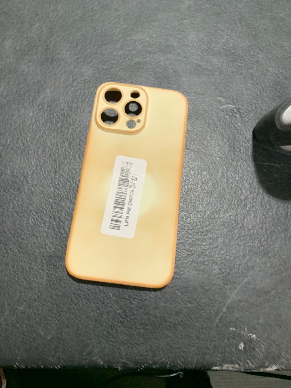 Photo 1 of JETech Slim Case for iPhone 15 Pro Max 6.7-Inch with Camera Lens Full Cover Protection, Ultra-Thin Lightweight Matte Finish Minimalist Protective Phone Cover (Yellow)