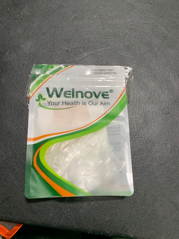 Photo 1 of Welnove Gel Toe Separator, Pinky Toe Spacers, Little Toe Cushions, Small Toe Sleeves for Preventing Rubbing & Reducing Pressure (Pack of 12, Transparent)