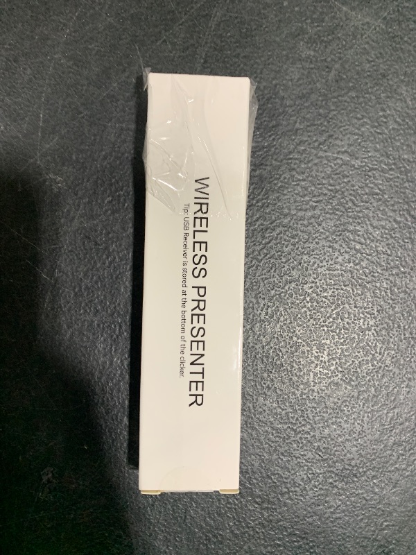 Photo 1 of Wireless Presenter Remote, Presentation Clicker with Hyperlink & Volume Remote Control PowerPoint Office Presentation Clicker for Keynote/PPT/Mac/PC/Laptop(Battery Included)